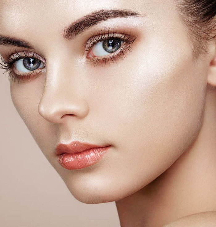 Beautiful woman face