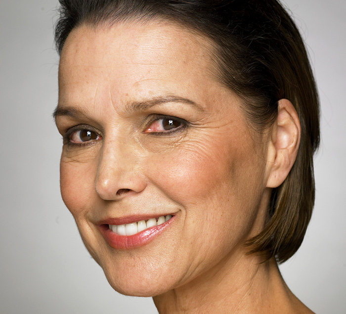 Mature woman smiling