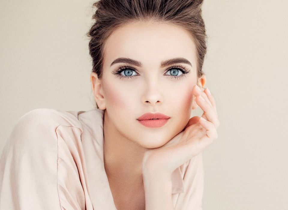 Stock image of Beautiful woman with make-up